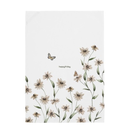 Panno da Cucina HappyFriday Burgeoning Multicolore 70 x 50 cm (2 Unit