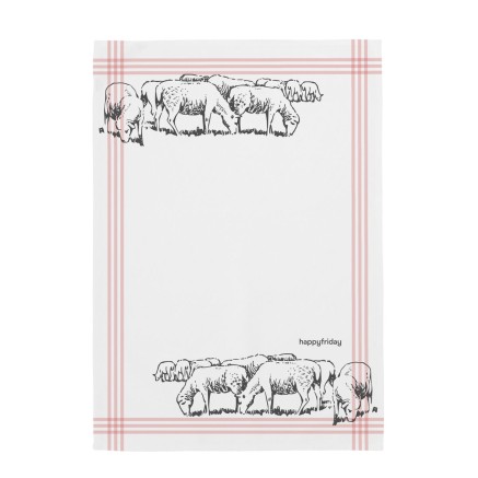 Kitchen Cloth HappyFriday Cua Cua Multicolour 70 x 50 cm (2 Units) 2