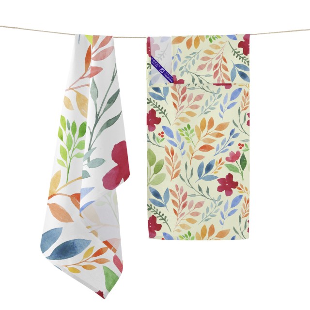 Keukendoek HappyFriday HAPPYFRIDAY Multicolour 70 x 50 cm (2 Onderdele