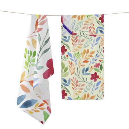 Panno da Cucina HappyFriday HAPPYFRIDAY Multicolore 70 x 50 cm (2 Pezz