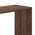 Bibliothèque 5 niveaux chêne marron bois ingénierie