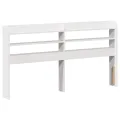 Cadre de lit sans matelas blanc 140x200 cm bois de pin massif