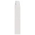 Tête de lit avec étagères blanc 135 cm bois massif de pin