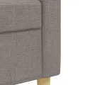 Ensemble de canapés 3 pcs repose-pied et coussins décoratifs