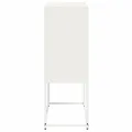 Buffet blanc 68,5x38,5x107 cm acier