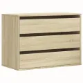 Commode d'angle chêne sonoma 80x41x58 cm bois d'ingénierie