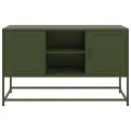 Buffet haut blanc 36x39x107 cm acier