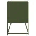 Buffet haut blanc 36x39x107 cm acier
