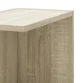 Étagère d'angle murale chêne sonoma bois d'ingénierie