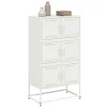 Buffet rose 68,5x38,5x123,5 cm acier