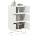 Buffet rose 68,5x38,5x123,5 cm acier