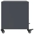 Tables de chevet 2 pcs anthracite 36x39x43,5 cm acier