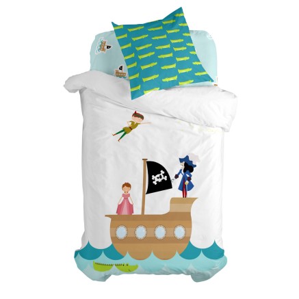 Dekbedovertrek set HappyFriday Mr Fox Flying boy Multicolour Bed van 8
