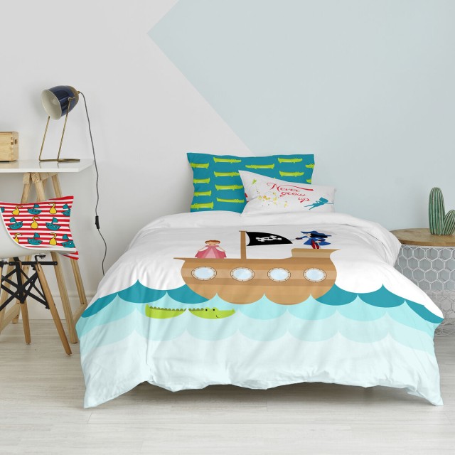 Dekbedovertrek set HappyFriday Mr Fox Flying boy Multicolour Bed van 8