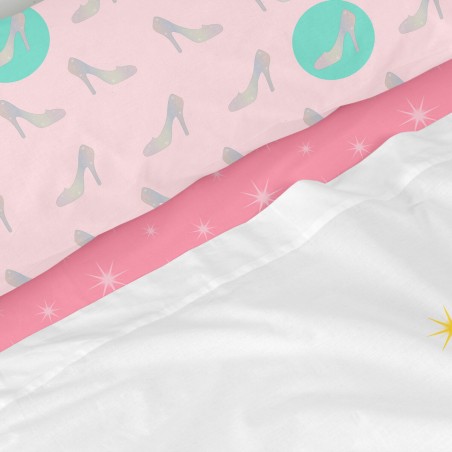 Jeu de draps HappyFriday Mr Fox Pumpkin Multicouleur Lit 1 persone 2 P