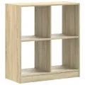 Bibliothèque chêne sonoma 68,5x32x75 cm bois d'ingénierie