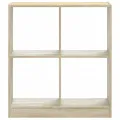 Bibliothèque chêne sonoma 68,5x32x75 cm bois d'ingénierie