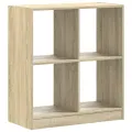 Bibliothèque chêne sonoma 68,5x32x75 cm bois d'ingénierie