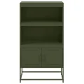 Meuble TV anthracite 100,5x39x60,5 cm acier