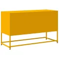 Meuble TV jaune moutarde 100,5x39x60,5 cm acier
