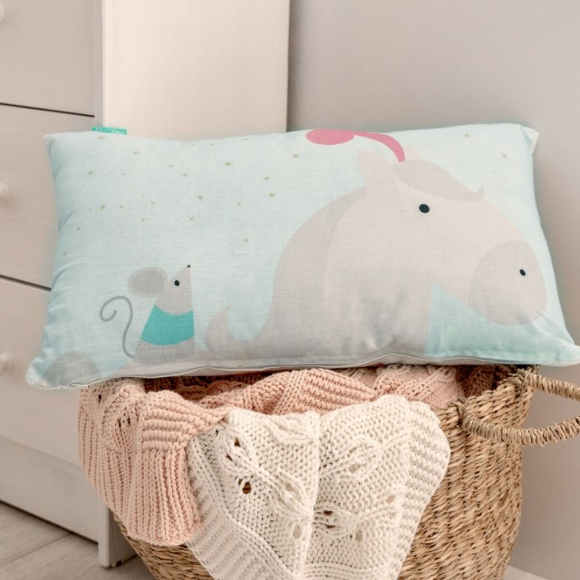 Fodera per cuscino HappyFriday Mr Fox Pumpkin Multicolore 50 x 30 cm