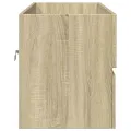 Armoire de lavabo de salle de bain chêne sonoma 100x38,5x45 cm