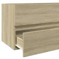 Armoire de lavabo de salle de bain chêne sonoma 100x38,5x45 cm