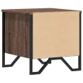 Tables de chevet 2pcs chêne marron 40x41x40cm bois d'ingénierie