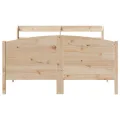 Cadre de lit sans matelas 120x190 cm bois de pin massif