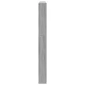 Armoire à chaussures miroir 5 niveaux sonoma gris 63x17x169,5cm