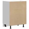 Armoire de cuisine blanc bois d'ingénierie