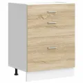 Armoire de cuisine chêne sonoma bois d'ingénierie
