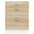 Armoire de cuisine chêne sonoma bois d'ingénierie
