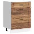 Armoire de cuisine Porto vieux bois bois d'ingénierie
