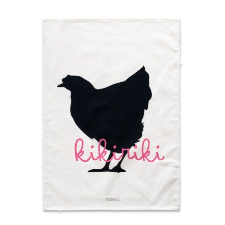 Panno da Cucina HappyFriday Blanc Kikiriki Multicolore 70 x 50 cm (2 U