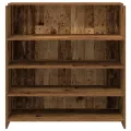 Bureau de réception vieux bois 100x50x103,5cm bois d'ingénierie