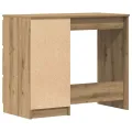 Bureau chêne artisanal 90x45x76 cm bois d'ingénierie