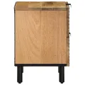 Tables de chevet 2 pcs 40x33x46 cm bois de manguier solide
