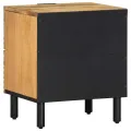 Tables de chevet 2 pcs 40x33x46 cm bois de manguier solide
