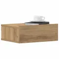 Tables de chevet flottantes 2 pcs chêne artisanal 40x32x15 cm