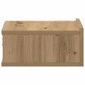 Tables de chevet flottantes 2 pcs chêne artisanal 40x32x15 cm