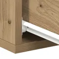 Tables de chevet flottantes 2 pcs chêne artisanal 40x32x15 cm