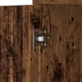 Armoire salle de bain vieux bois 30x30x183,5 cm bois ingénierie