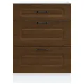 Armoire de cuisine Kalmar chêne marron bois d'ingénierie