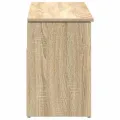 Banc à chaussures chêne sonoma 102x30,5x45 cm bois d'ingénierie