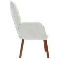 Chaise de relaxation Gris clair Velours