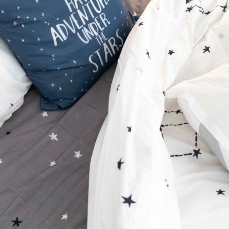 Copripiumino HappyFriday Blanc Constellation Multicolore 260 x 220 cm