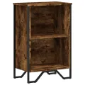 Bibliothèque chêne fumé 50x31x74,5 cm bois d'ingénierie