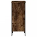 Bibliothèque chêne fumé 50x31x74,5 cm bois d'ingénierie