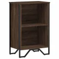 Bibliothèque chêne marron 50x31x74,5 cm bois d'ingénierie